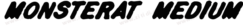 Monsterat medium fon字体转换